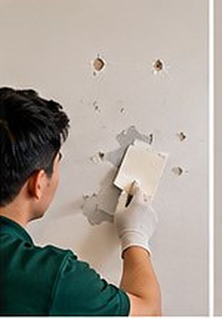 Wall patching and painting touch-up